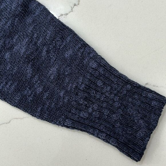 Kenneth Cole New York | Women’s Open Front Shawl Navy Blue Sweater Cardigan - Picture 13 of 16